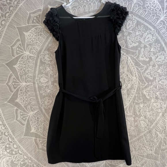 MM Couture Dresses & Skirts - 💚👗MM COUTURE MISS ME LITTLE BLACK DRESS WOMEN SIZE M MEDIUM RUFFLE 0041 SHEER